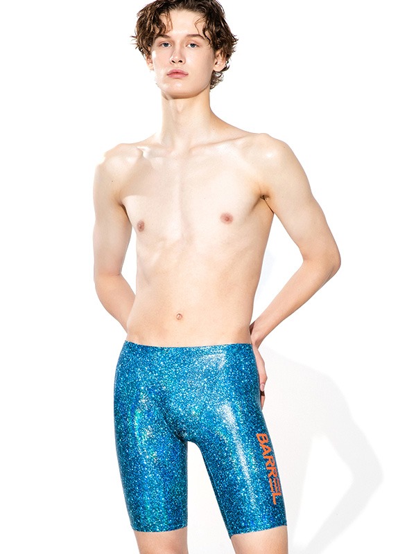 배럴 맨 리플렉션 패턴 재머 5부 남자 수영복 BH2MSSW33 블루글리터 BGT